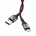 Кабель USB - Micro USB Hoco U68 (4A, 1.2 м) Черный#1648277