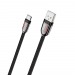 Кабель USB HOCO (U74) Type-C (1,2м) плоский (черный)#1700969