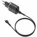 СЗУ с выходом USB Hoco N3 (QC3.0/18W) кабель Micro черное#1616256
