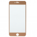 Защитное стекло 4D для Apple iPhone 6 Plus золотистое#459325