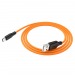 Кабель USB - Type-C HOCO "Premium" X21 Plus Silicone (100сm) черно-оранжевый#1720976