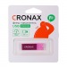 USB накопитель CRONAX металлический 16 ГБ с креплением (цвет малиновый, в блистере)#458405