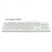 Клавиатура Dialog KK-ML17U WHITE Katana - Multimedia, с янтарной подсветкой клавиш, USB, белая#461064