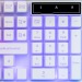 Клавиатура Nakatomi KG-23U WHITE Gaming - игровая с RGB-подсветкой, USB, белая#1915103