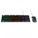 Проводной игровой набор Nakatomi KMG-2305U BLACK Gaming - клавиатура + опт. мышь с RGB подсветкой#1786704