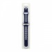Спортивный ремешoк для часов Apple Watch Sport 38/40мм сине-белый (020) (L)#527197