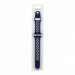 Спортивный ремешoк для часов Apple Watch Sport 42/44/45/49 мм сине-белый (020) (L)#527194