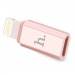 Адаптер Hoco Micro USB - Lightning розовый#1941080