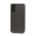 Чехол-книжка BF модельный (силикон/кожа) для Samsung Galaxy S21 серебристый#544113