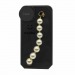 Чехол iPhone 12 Pro Max Силикон Niceday жемчуг черный#1761359