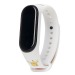 Ремешок - WB01 Xiaomi Mi Band 3/Mi Band 4 силикон (021) (white) (131581)#1698981