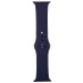 Ремешок - ApW Sport Band Apple Watch 42/44/45/49 mm силикон на кнопке (L) (dark blue) (79541)#651972