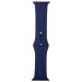 Ремешок - ApW Sport Band Apple Watch 42/44/45/49 mm силикон на кнопке (L) (midnight blue) (79544)#651978