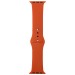 Ремешок - ApW Sport Band Apple Watch 42/44/45/49 мм силикон на кнопке (L) (orange) (79560)#651982