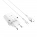                         Сетевое ЗУ USB Hoco C12Q QC 3.0 + кабель Micro USB (белый)#1561293