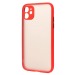 Чехол-накладка - PC041 для Apple iPhone 11 (red/black)#744210