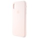 Чехол-накладка Silicone Case с лого для Apple iPhone XR (019) розовый#752512