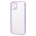 Чехол-накладка - PC041 для Apple iPhone 12 Pro (light violet/white)#744462