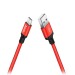 Кабель USB - micro USB Hoco X14 (200 см) (red/black)#777623
