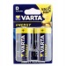 Элемент питания VARTA  LR20 ENERGY (2 бл) (20/100)#866905