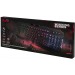 Клавиатура Smart Buy SBK-308G-K RUSH Warrior мембранная игровая с подсветкой USB (black) (116579)#2017767