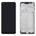 Дисплей для Samsung A217F Galaxy A21s в рамке + тачскрин (черный) (100% LCD)#1855642