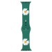 Ремешок - ApW01 Apple Watch 42/44/45/49 мм силикон (001) (green) (131589)#1699049