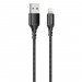 Кабель USB - Apple lightning Borofone BX54 Ultra bright (100см) черный#1629196