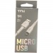 TFN кабель microUSB 1.0m white#1771811