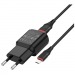 Адаптер Сетевой Borofone BA48A 1USB 2.1A + кабель Micro (черный)#1291230