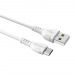 Кабель USB - micro USB Borofone BX51 Triumph (100см) белый#1856669