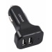                         Автомобильное ЗУ USB USAMS CC087 C13 2USB/2.1A + кабель Micro USB (черный)*#1691966