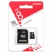 Карта памяти MicroSDHC 8GB Class 10 Smartbuy + SD адаптер#1995901