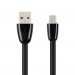 Кабель USB VIXION (K12m) microUSB (1м) силиконовый (черный)#1588009