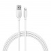 Кабель USB - Apple lightning Borofone BX14 ПВХ 3м (White)#1629746