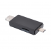 Картридер VIXION AD63 SD/MicroSD с разъемами USB, Micro USB, Type C#1619792