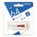 Флэш накопитель USB 64 Гб Smart Buy IRON 3.0 (white/red) (98797)#1625141