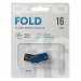Флэш накопитель USB 16 Гб Qumo Fold (blue) (133036)#1614094
