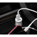 Адаптер Автомобильный Hoco Z27 2USB/5V/2.4A + кабель micro USB (white)#1726665
