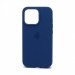 Чехол-накладка Silicone Case с лого для Apple iPhone 13 Pro (полная защита) (020) синий#1755386
