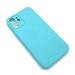 Чехол iPhone 12 Mini Silicone Case (Full Camera/No Logo) №03 Ледяное Синее Море#1619590