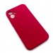 Чехол iPhone 12 Mini Silicone Case (Full Camera/No Logo) №05 Розово-Красный#1619592