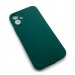 Чехол iPhone 12 Mini Silicone Case (Full Camera/No Logo) №08 Зеленый Сосновый Лес#1619668