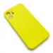 Чехол iPhone 12 Mini Silicone Case (Full Camera/No Logo) №09 Блестящий Желтый#1619667