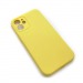 Чехол iPhone 12 Mini Silicone Case (Full Camera/No Logo) №14 Желтый#1619671