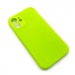 Чехол iPhone 12 Mini Silicone Case (Full Camera/No Logo) №21 Блестящий Зеленый#1619918