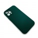 Чехол iPhone 12 Pro Max Silicone Case (Full Camera/No Logo) №08 Зеленый Сосновый Лес#1619067