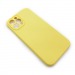 Чехол iPhone 12 Pro Max Silicone Case (Full Camera/No Logo) №14 Желтый#1619052