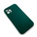 Чехол iPhone 12 Pro Silicone Case (Full Camera/No Logo) №08 Зеленый Сосновый Лес#1619563