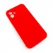 Чехол iPhone 12 Silicone Case (Full Camera/No Logo) №12 Красный#1619855